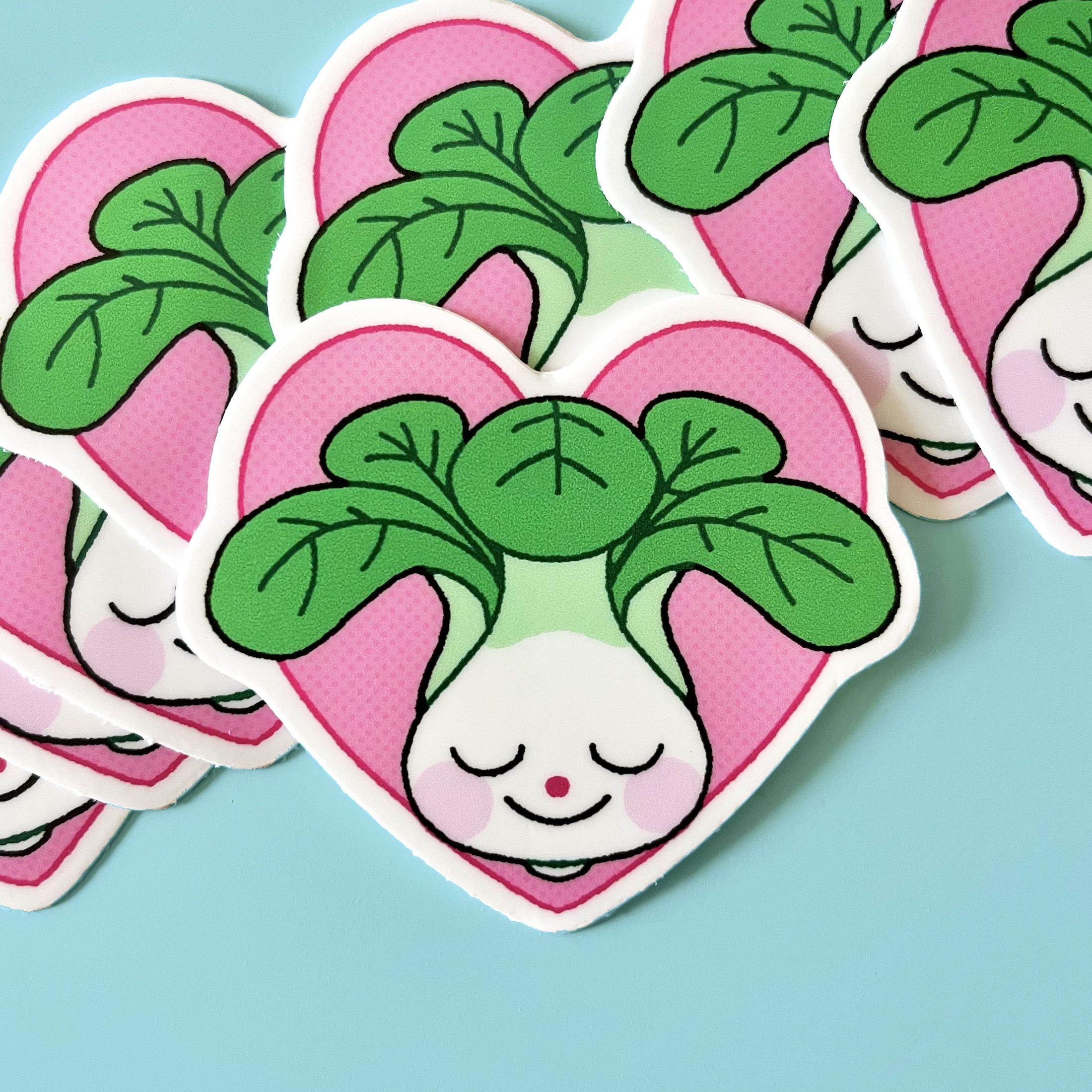 I Love Bokchoy - Matte Vinyl Sticker