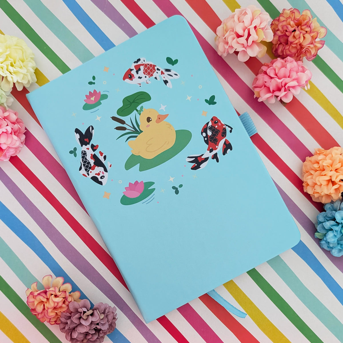 A5 Duckie Koi Pond Notebook