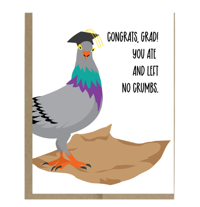 Left No Crumbs Card