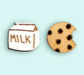 Milk & Cookie Stud Earrings