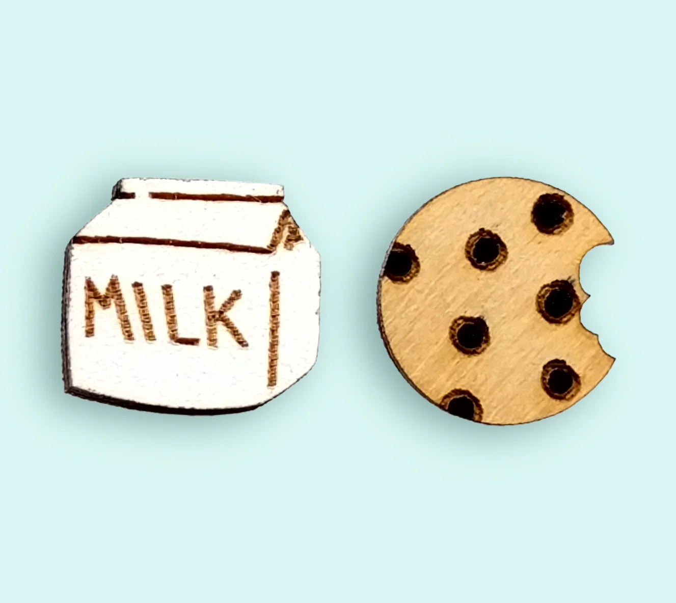 Milk & Cookie Stud Earrings