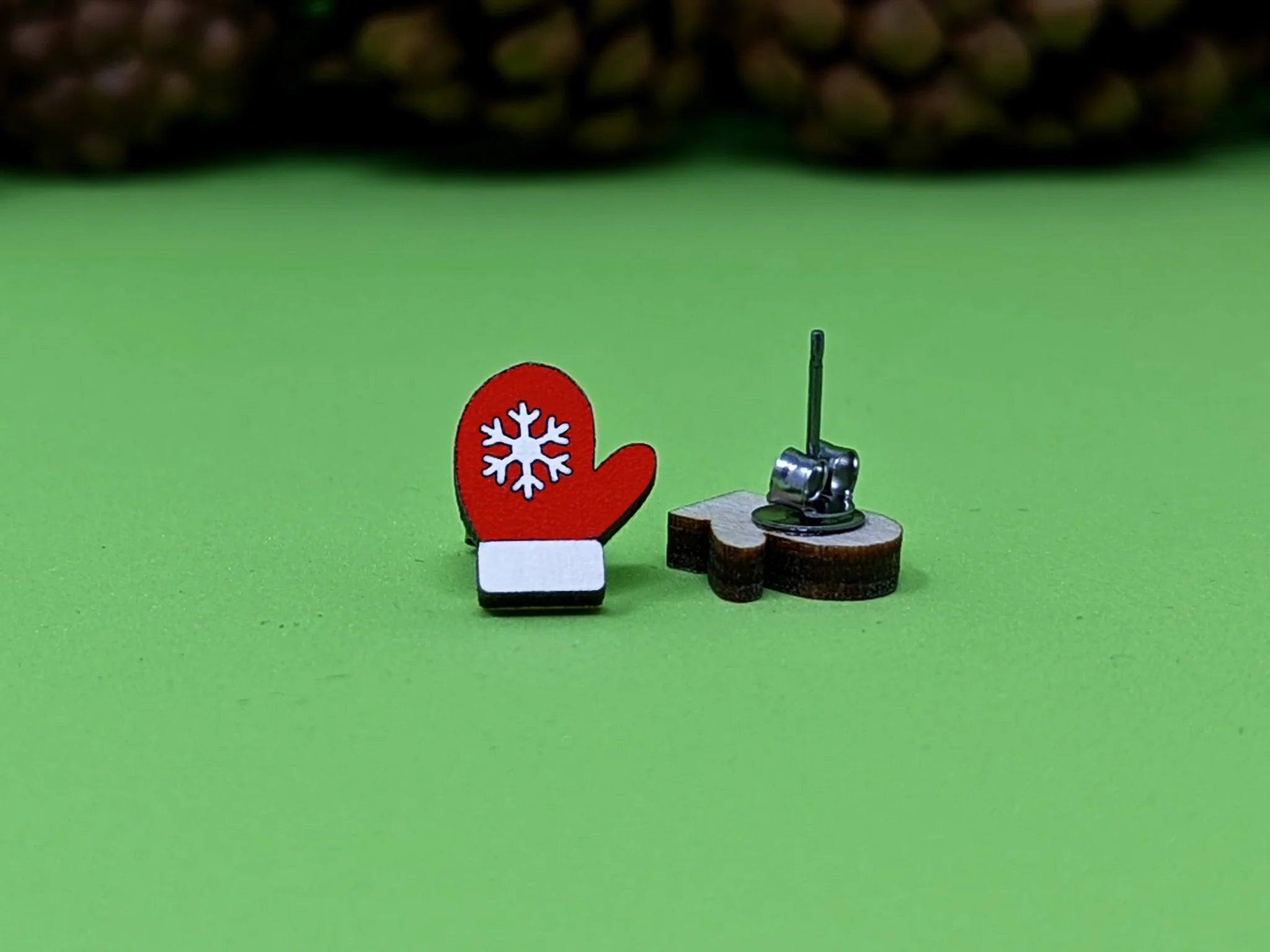 Mittens Stud Earrings