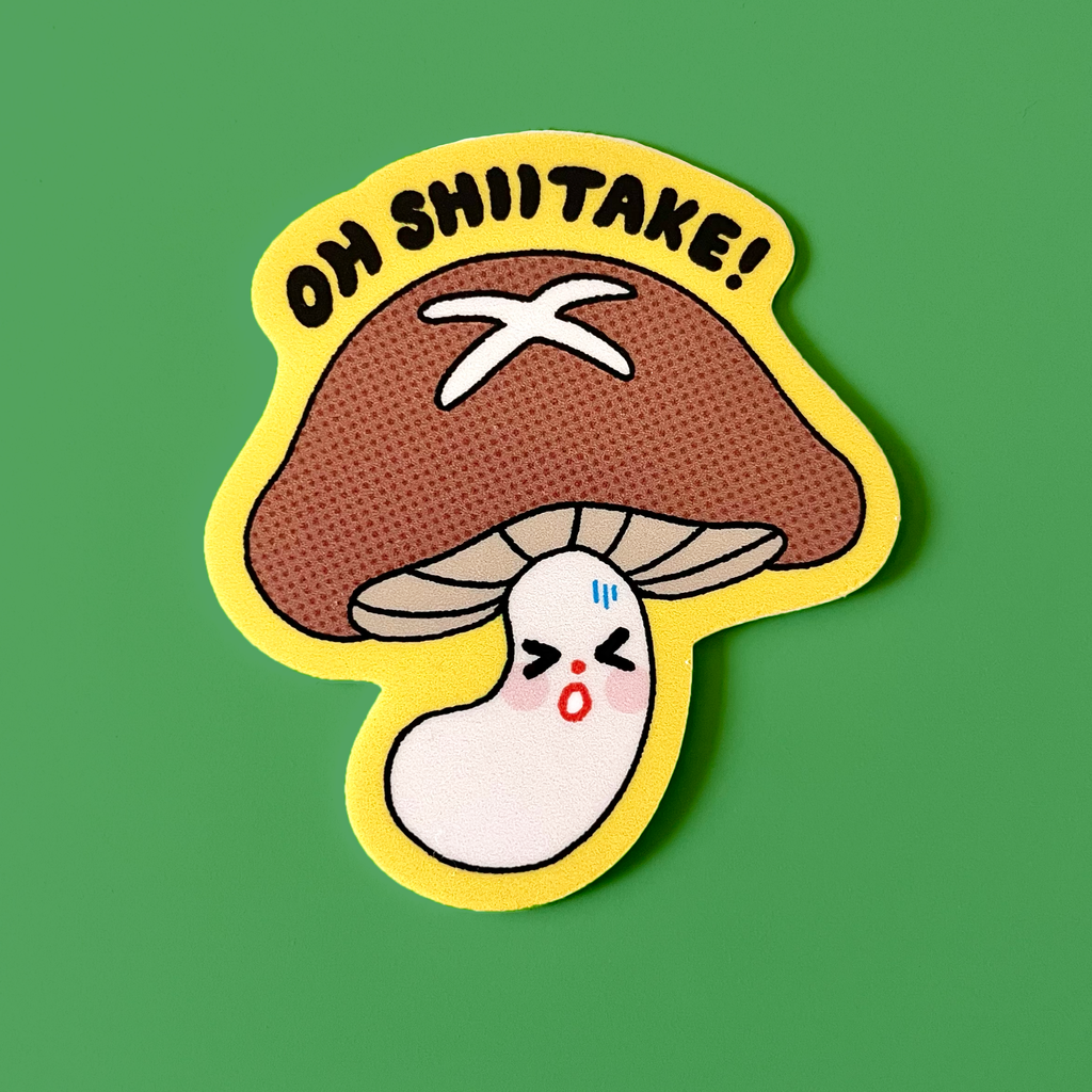 Oh Shiitake! - Matte Vinyl Sticker