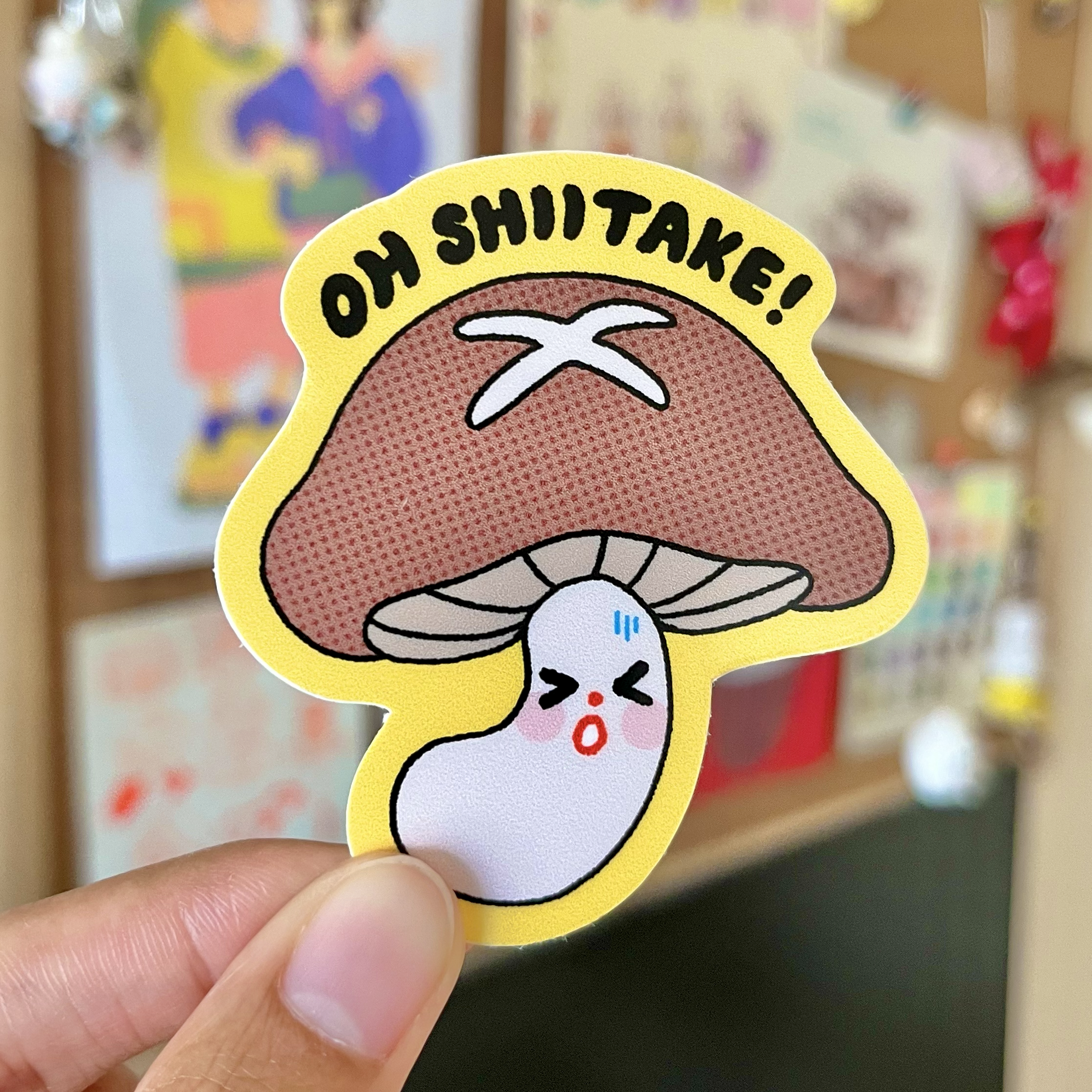 Oh Shiitake! - Matte Vinyl Sticker