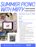 Summer Picnic with Miffy Junk Journal Creative Experience Saturday, August 15, 2026