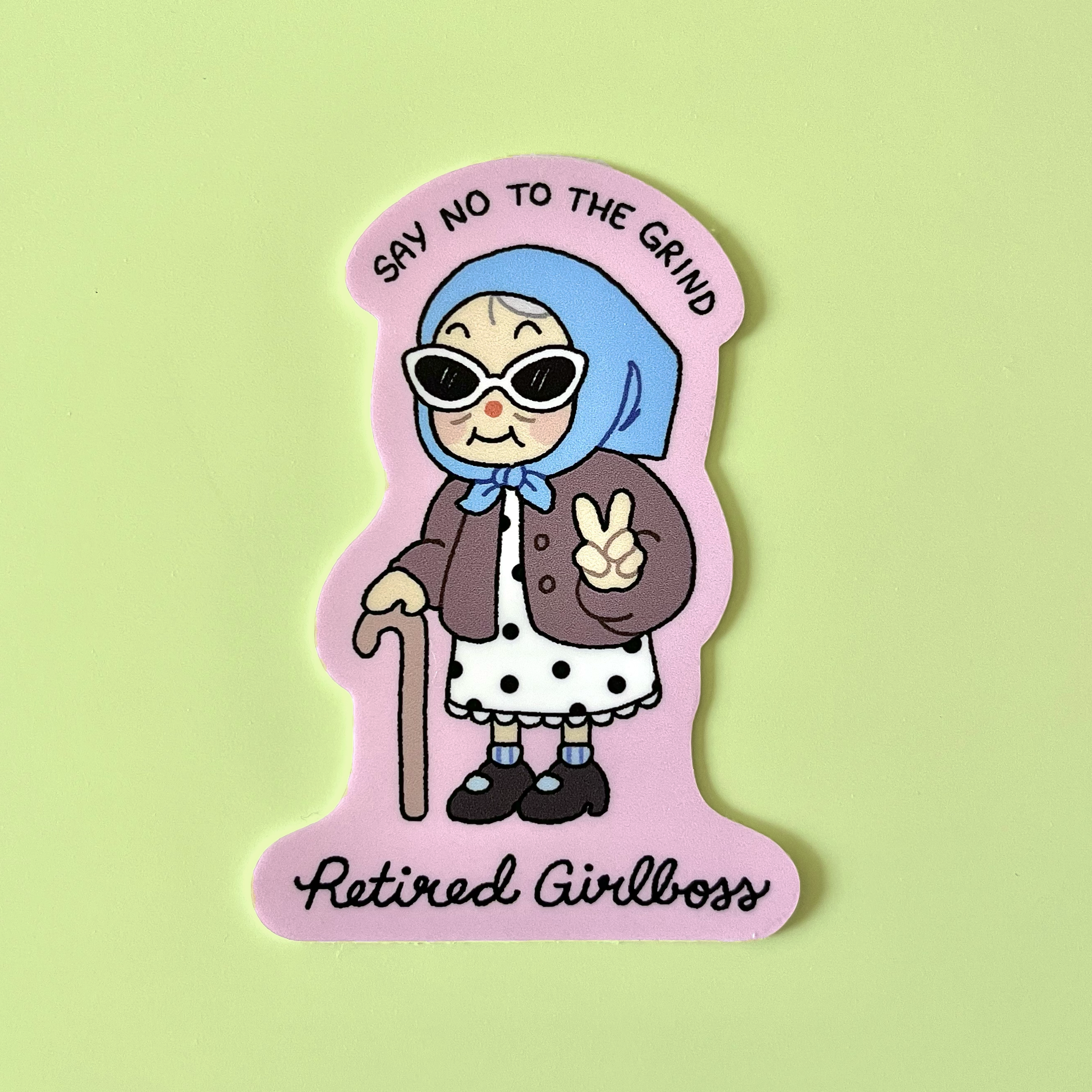 Retired Girlboss - Matte Vinyl Sticker