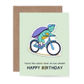 Birthday Turtle Sticker Card