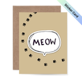 Meow Sticker Card