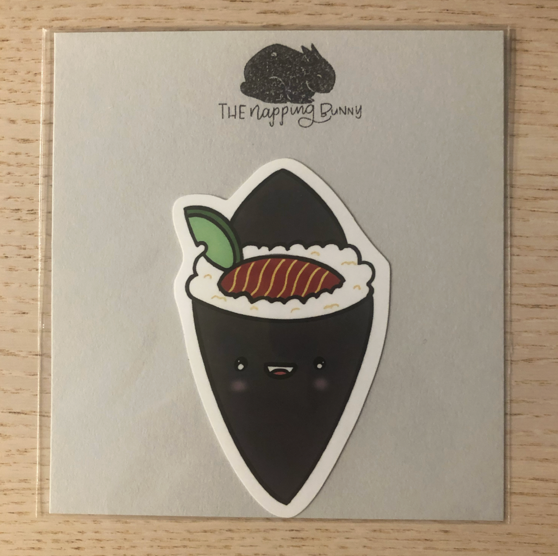 Tuna & Avocado Handroll Sushi Sticker