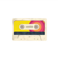 Cassette Tape 8"x8" Art Print