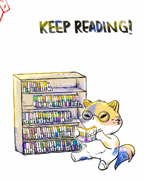 Keep Reading Art Print