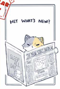Hey What's News Postcard
