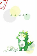 Rawr Postcard