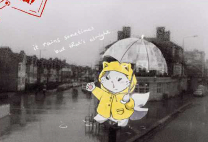 It Rains Sometimes But That's Okay Postcards