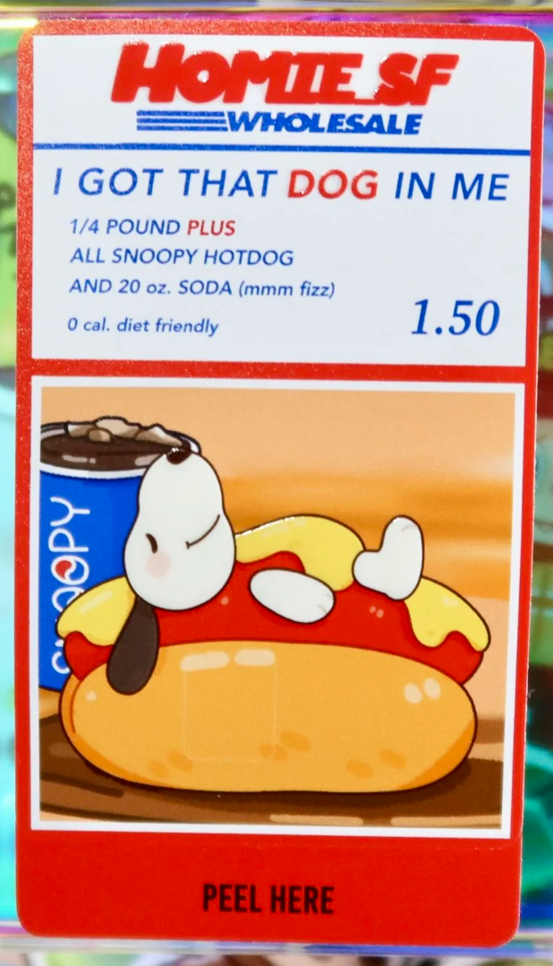 "I Got That Dog" Snoopy Credit Card Decal
