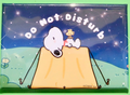 Do Not Disturb Snoopy Magnet