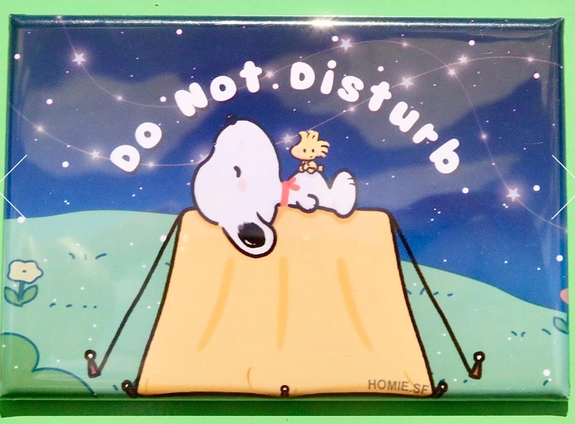 Do Not Disturb Snoopy Magnet