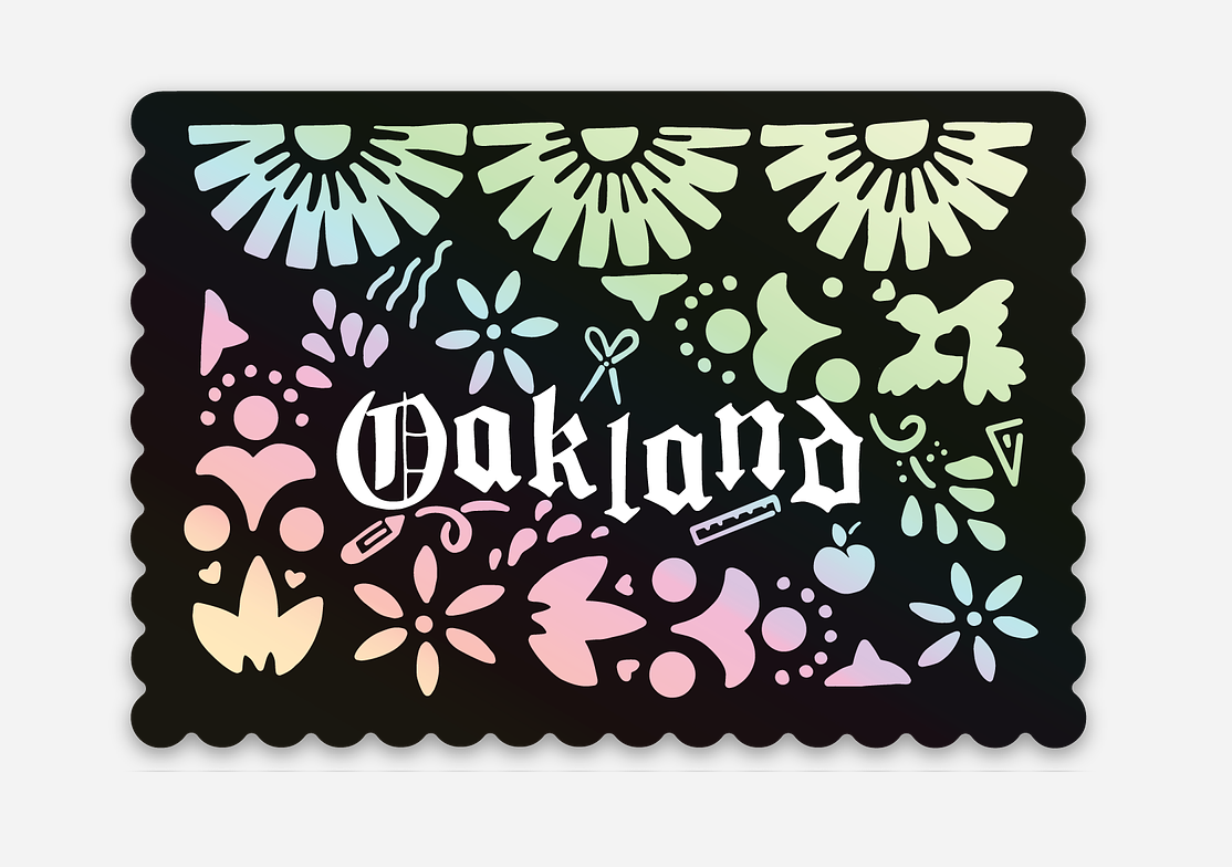 Oakland Papel Picado Sticker