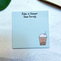 Boba Therapy Sticky Notes