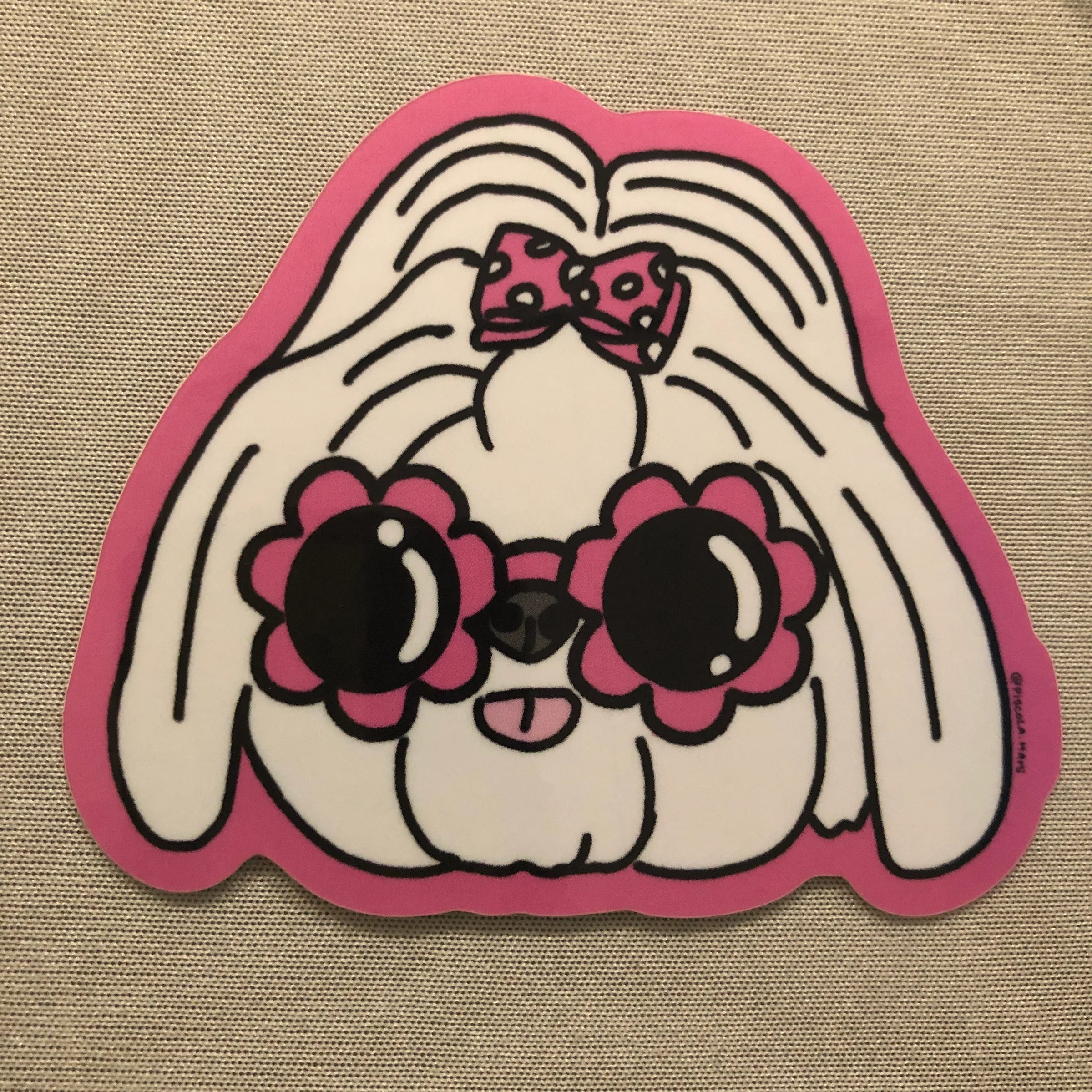 Shitzu Dog Sticker