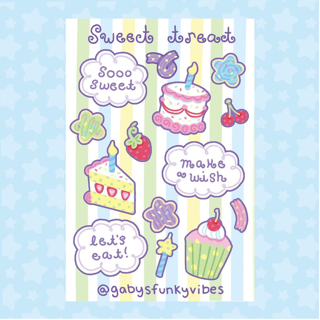 Sweet Treat Sticker Sheet