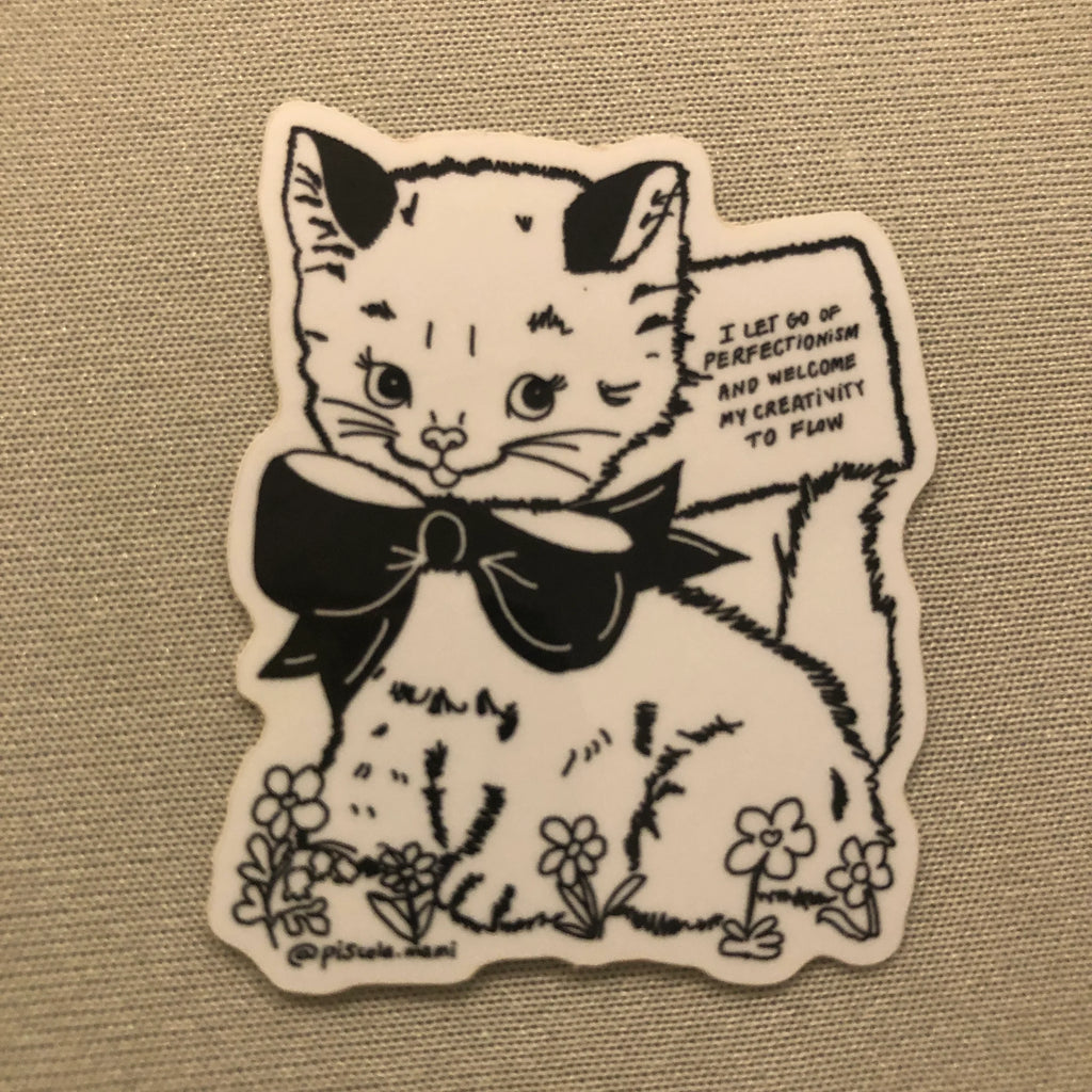 Vintage Cat Sticker