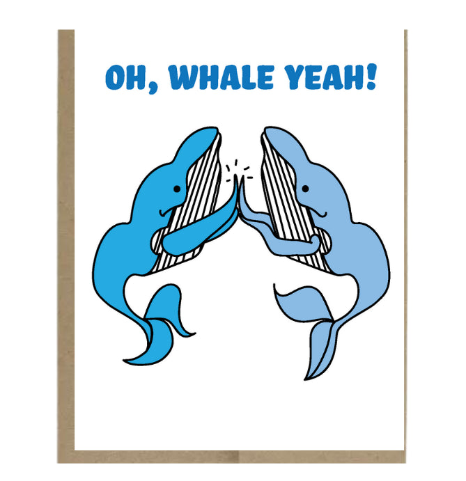 Whale Yeah! Card
