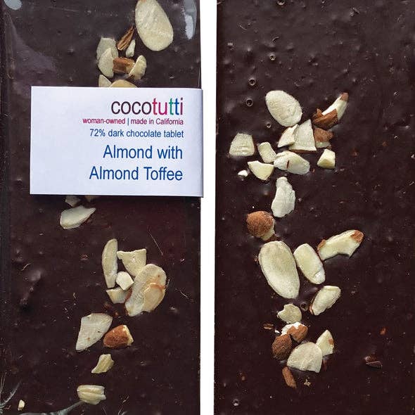 Tablet - Dark - Almond Toffee