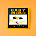 Baby on Board Waterproof Vinyl Sticker