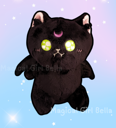 Black Cat Magnetic Plushie
