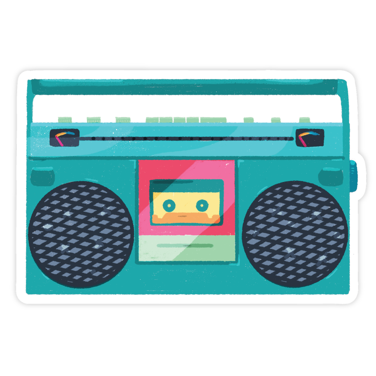 Boombox Sticker