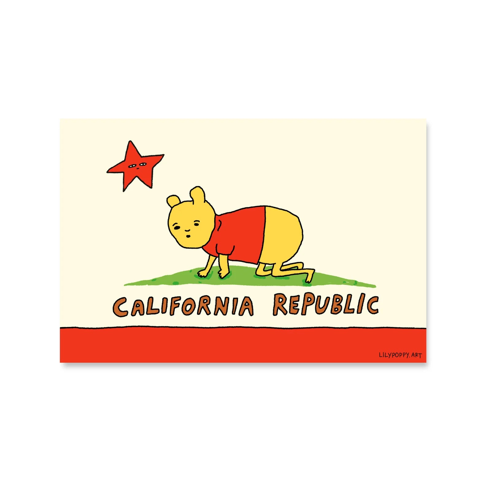 Postcard - California Republic