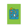 Postcard - Climbing cats