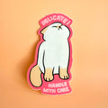 Delicate Baby Cat Waterproof Vinyl Sticker
