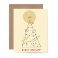 Feliz Navidad Tree Greeting Card