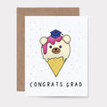Congrats Grad Ice Cream Greeting Card