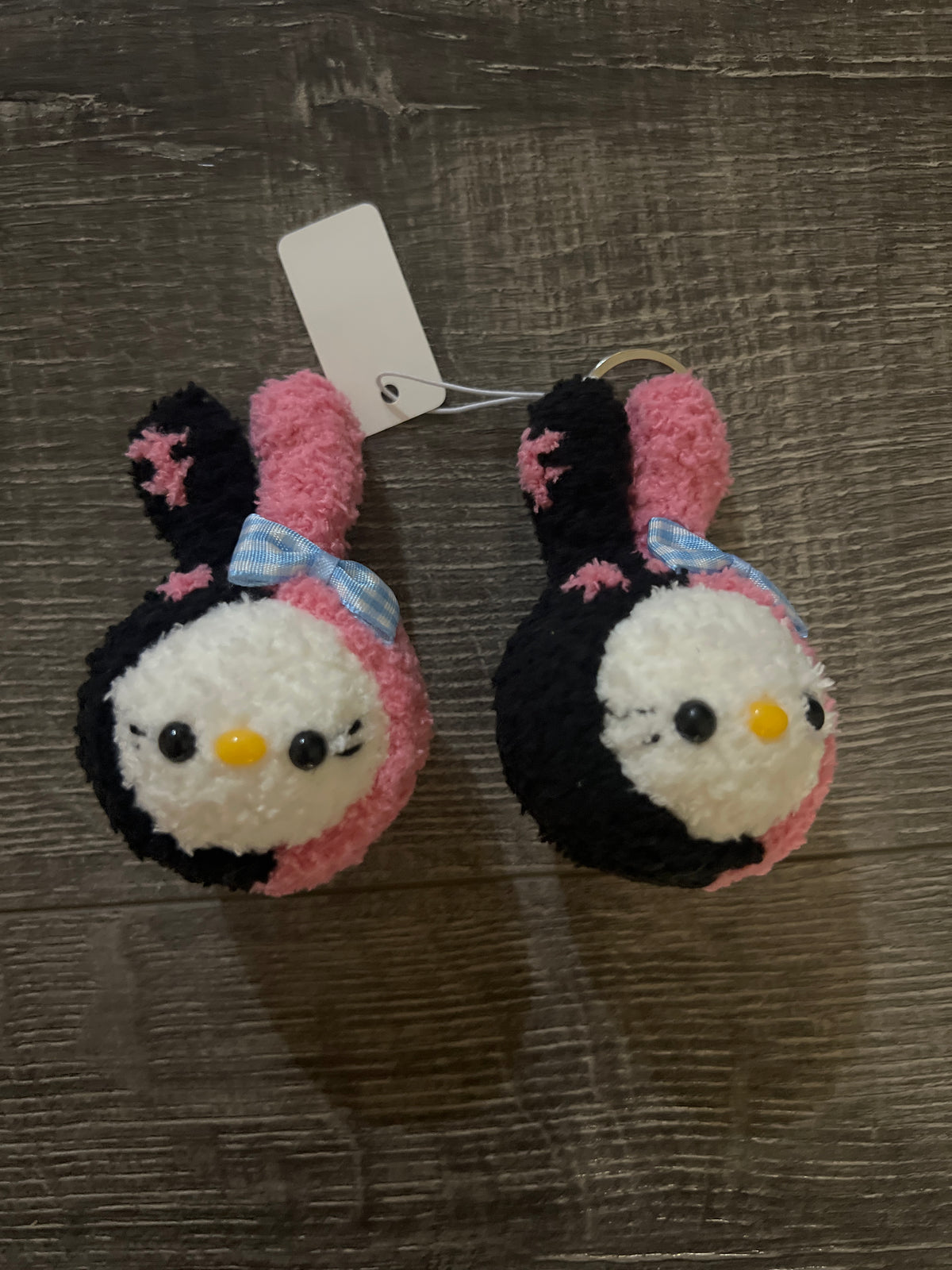 Crochet Bunny Head Key Chain