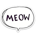 Meow Sticker