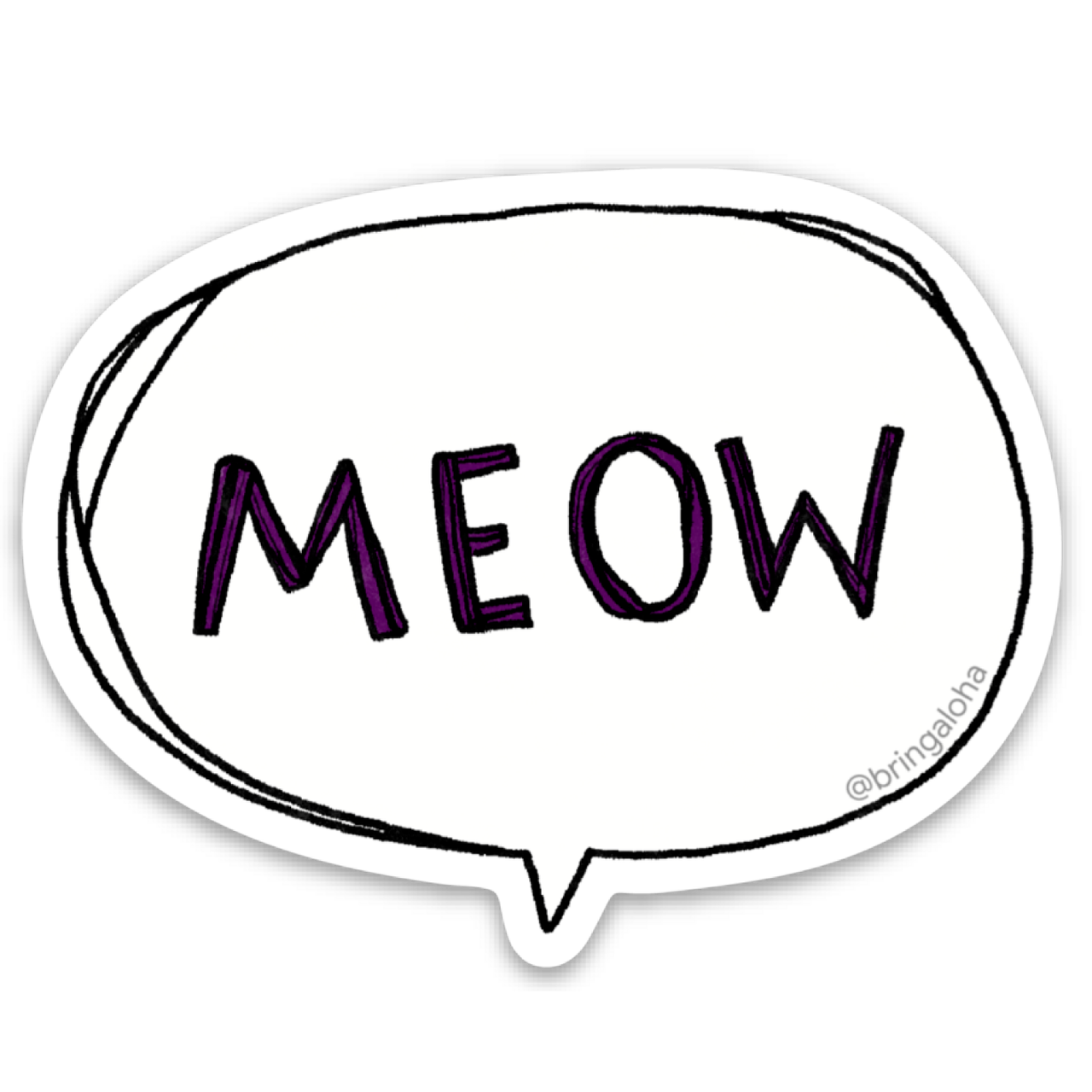 Meow Sticker