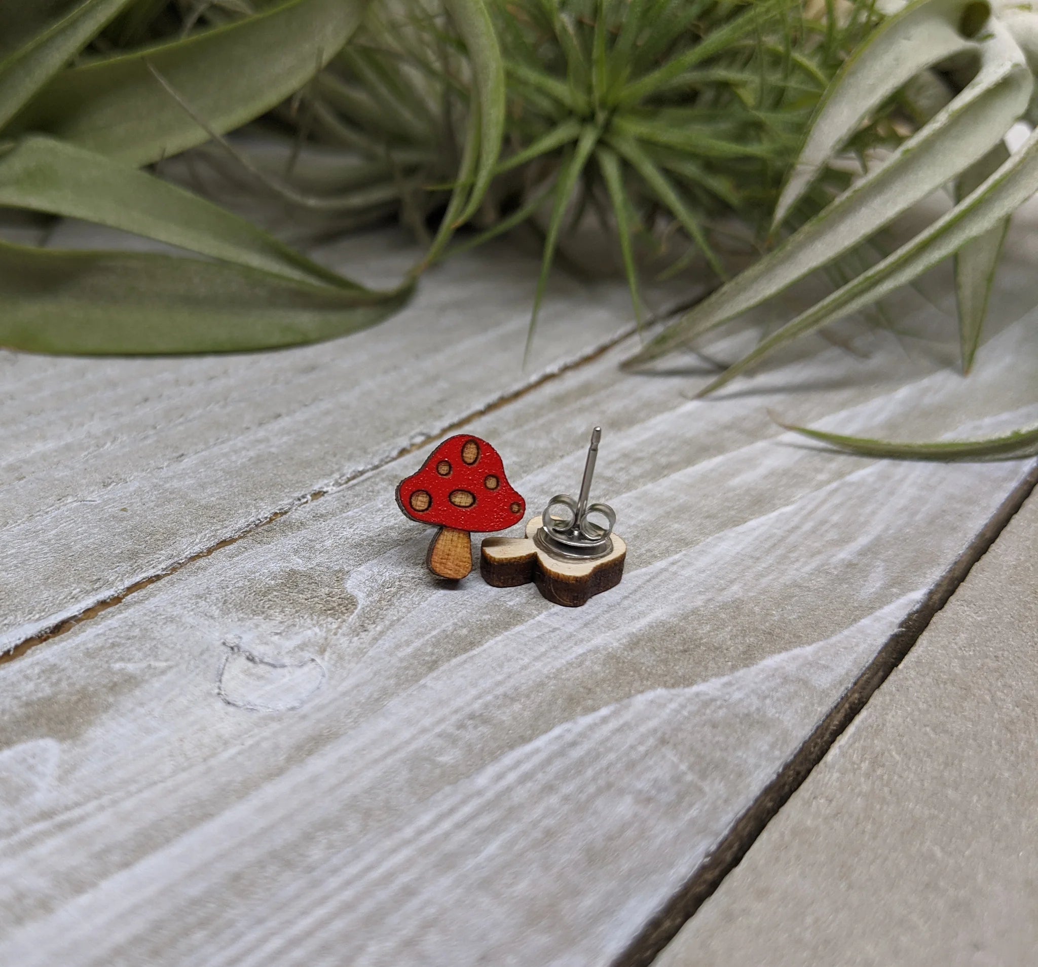 Mushrooms Stud Earrings