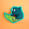Oh No Waterproof Vinyl Sticker
