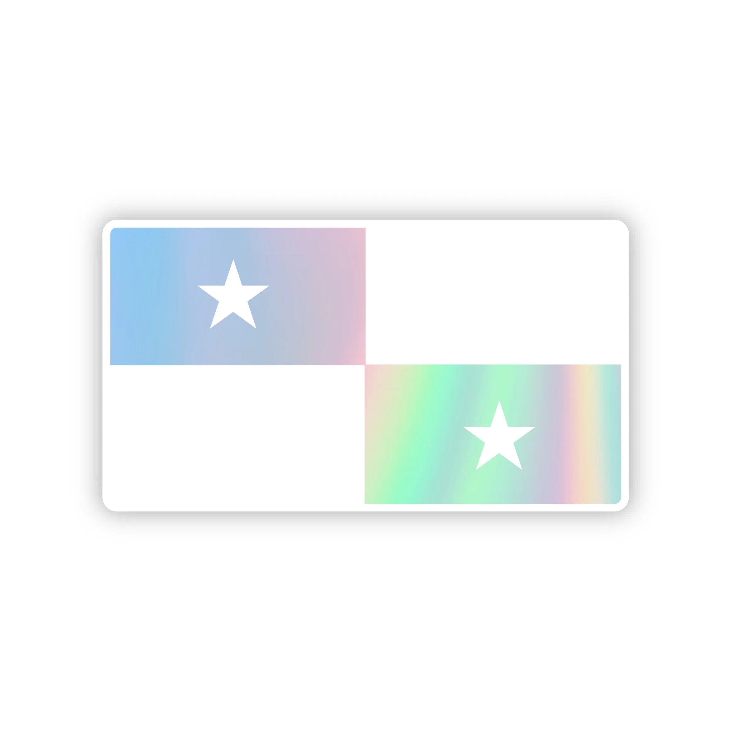 Panama Holographic Sticker
