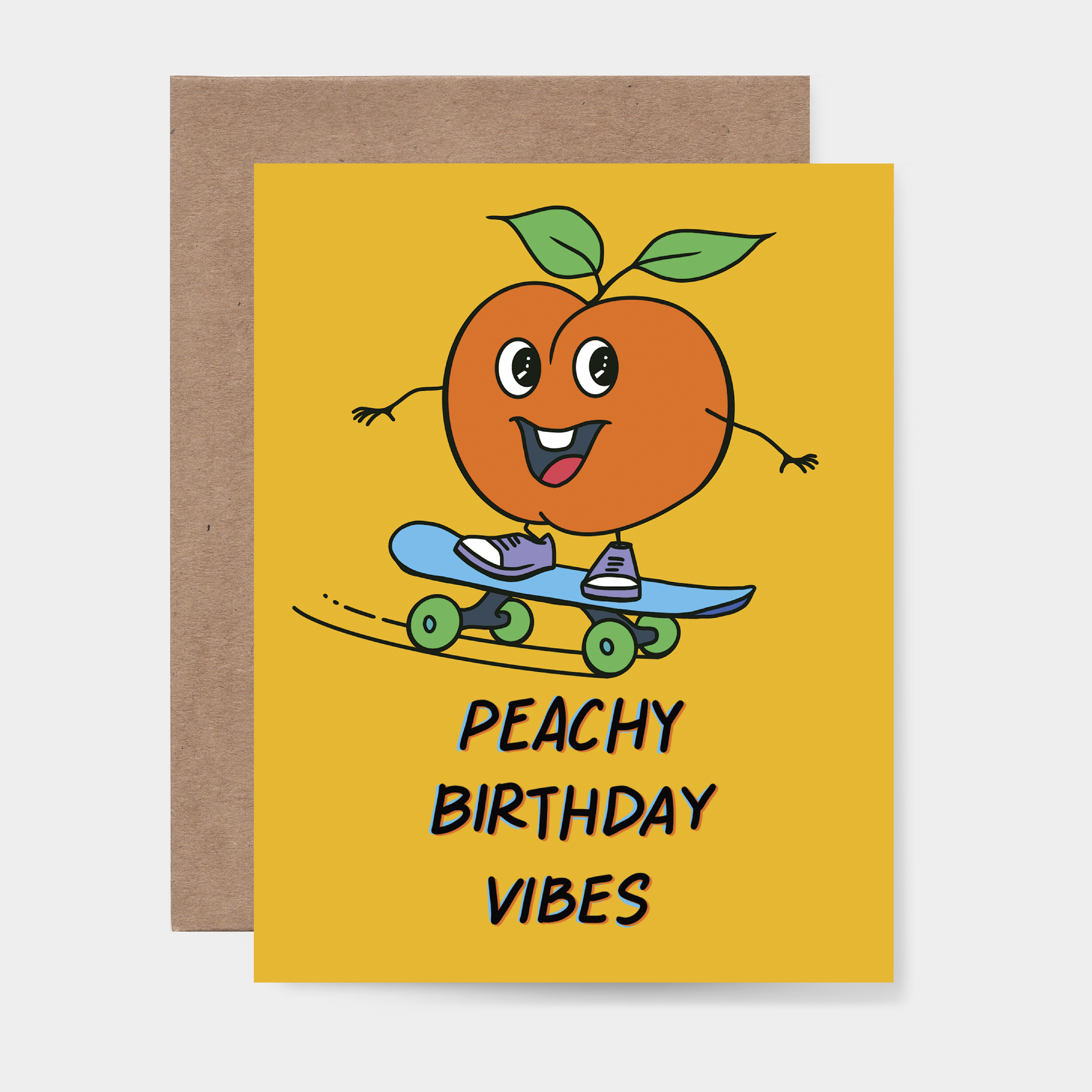 Peachy Birthday Vibes Greeting Card (Copy)