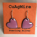 Pink Heart Earrings