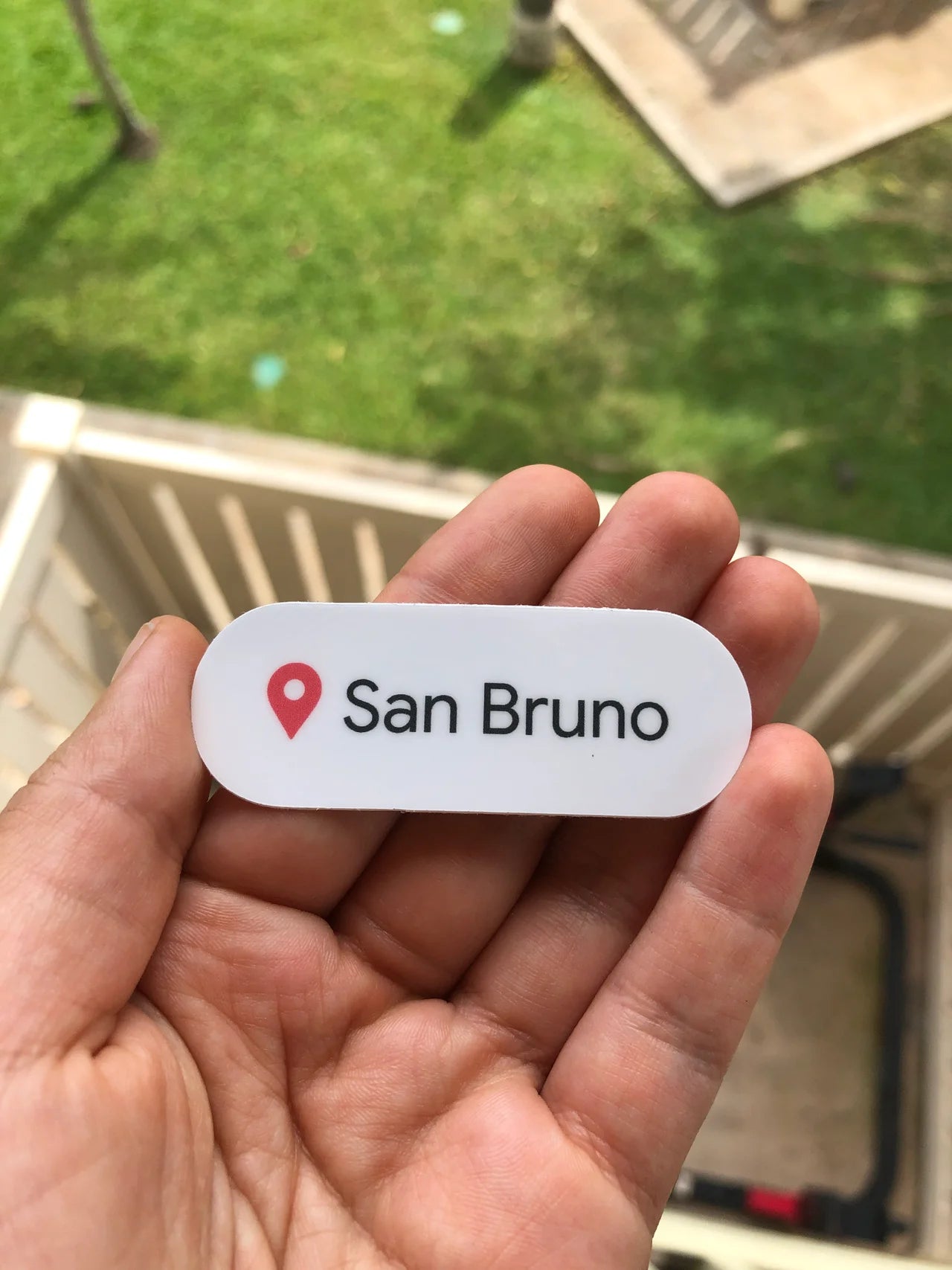 San Bruno Mini Location Sticker