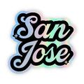 San Jose Holographic Sticker