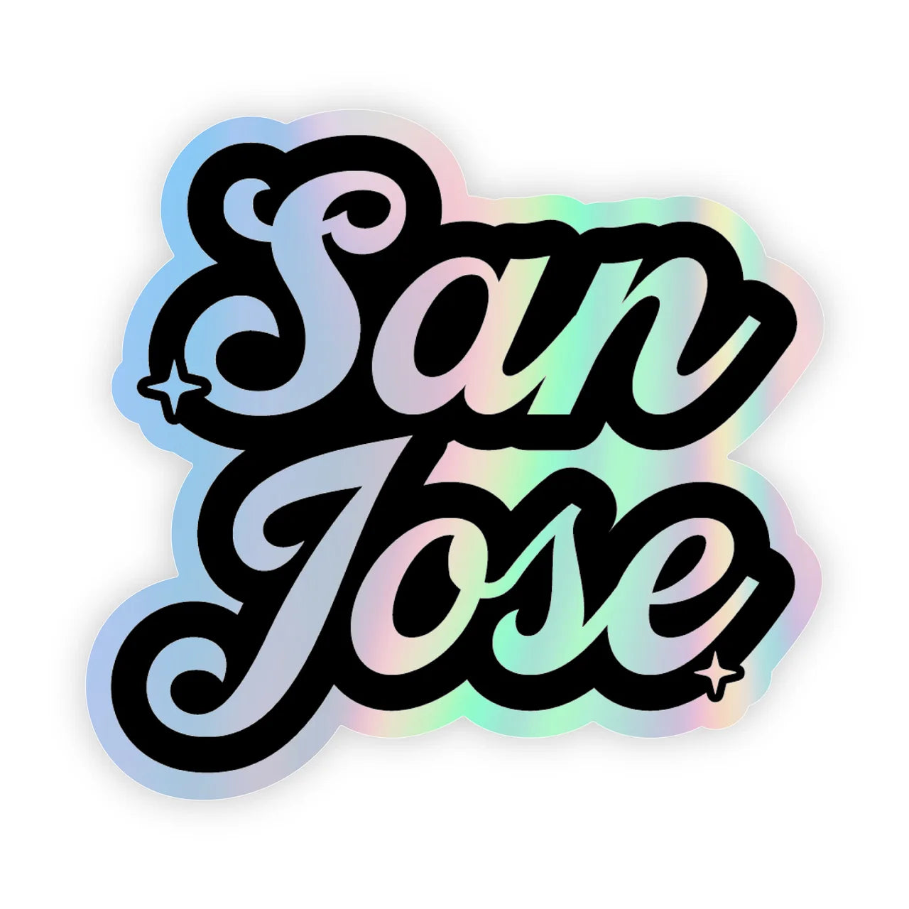 San Jose Holographic Sticker