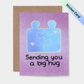 Sending You A Big Hug Sticker Card
