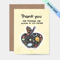 Thank you for teaching the minds of the future Sticker Card