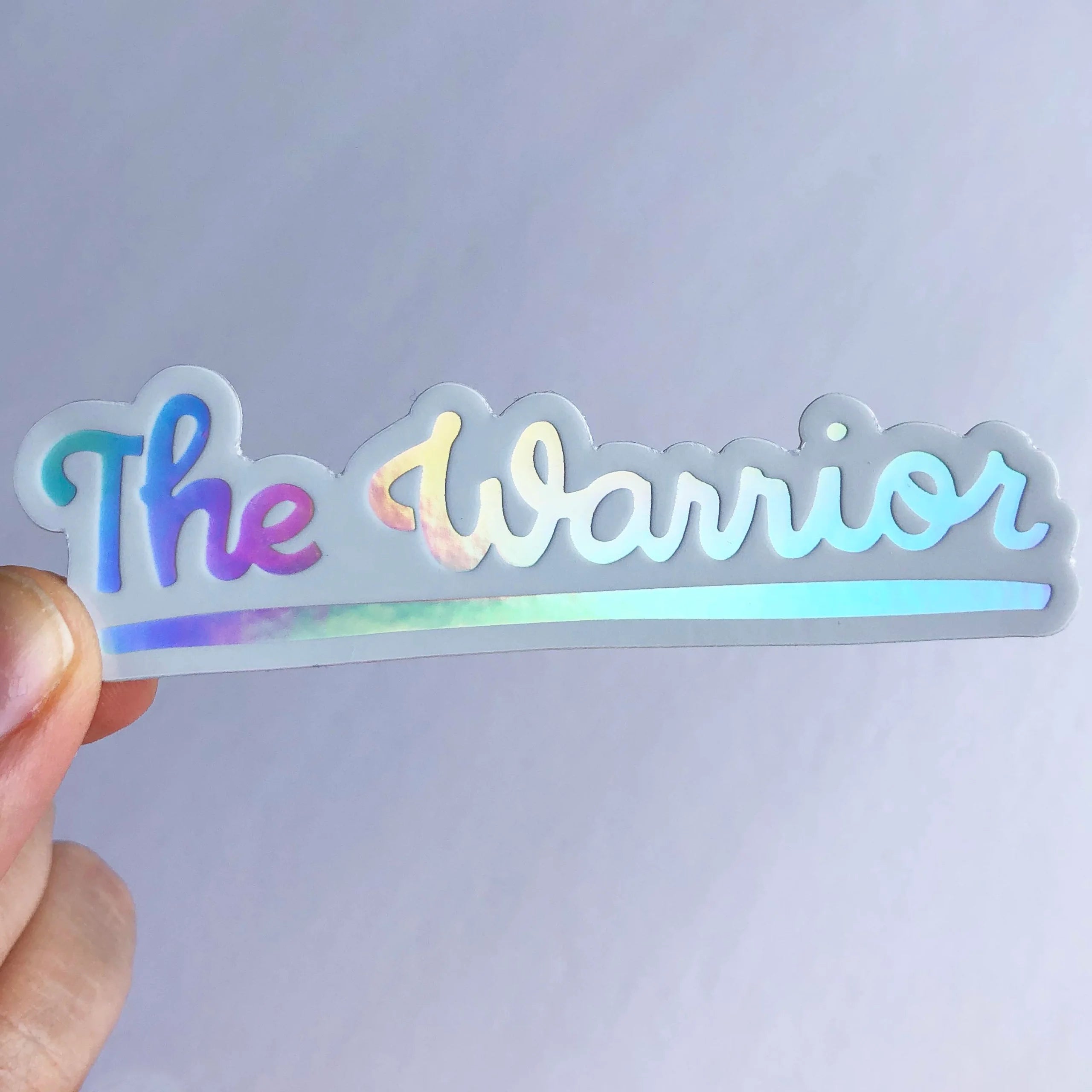 The Warrior Holographic Sticker